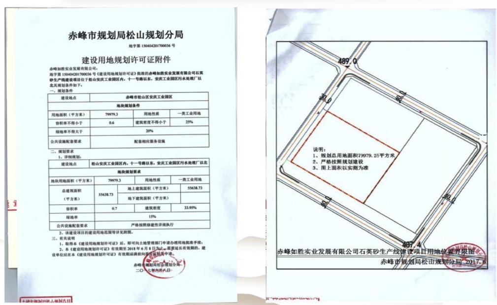 建设用地规划许可证正本